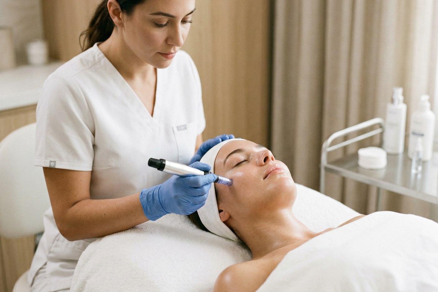 Microneedling treatment